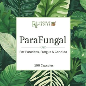 ParaFungal 100 Cápsulas - Suporte Natural para Eliminação de Parasitas e Fungos com Ervas da Floresta Tropical