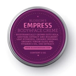 Empress Face & Body Creme 2 oz - Combinação Poderosa de Plantas para Pele Radiante e Saudável