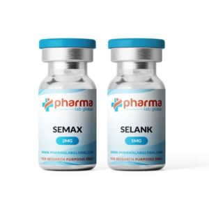 Semax e Selank - Combo de Peptídeos para Potencial Cognitivo e Neuroproteção (2mg e 5mg)