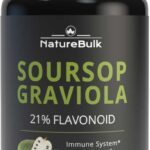 Cápsulas de Graviola 600mg - Suporte Natural para Imunidade, Nature Bulk, 120 Cápsulas