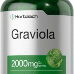 Cápsulas de Graviola Horbäach 2000 mg - Antioxidante Natural Non-GMO e Gluten Free