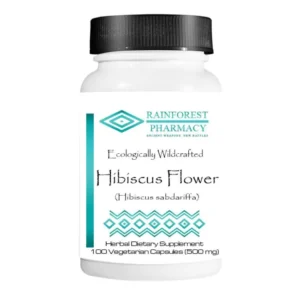 Hibiscus Flower Rainpharm 100 Cápsulas Veganas - Suporte Natural para Saúde e Bem-Estar