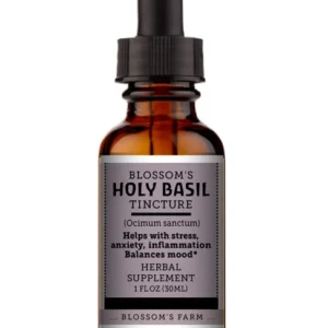 Tintura de Holy Basil 2 oz - Suporte Natural ao Sistema Imunológico e Redução do Estresse