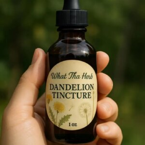 Tintura de Dente-de-Leão WhatThaHerb 60ml - Extrato Natural para Bem-Estar e Saúde
