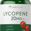 Licopeno 10mg por capsula- Suporte Antioxidante em Softgels Carlyle, 120 softgels