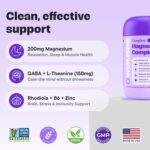 VitalForm Magnesium Glycinate Sleep Complex 100 Cápsulas - Relaxamento e Recuperação Muscular Sem Dependência