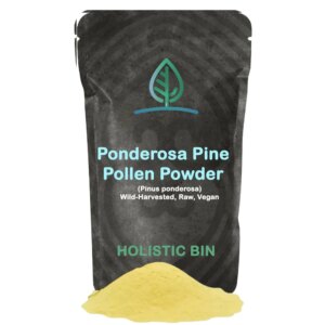 Pó de Pólen de Pinho Ponderosa Holistic Bin 200g - Suporte Nutricional Natural e Rico em Nutrientes