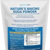 Bicarbonato de Sódio Puro Natures 1lb - Sem Químicos e Alumínio para Culinária e Limpeza