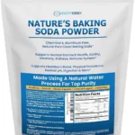 Bicarbonato de Sódio Puro Natures 1lb - Sem Químicos e Alumínio para Culinária e Limpeza