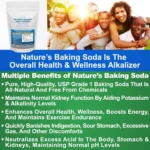 Bicarbonato de Sódio Puro Natures 1lb - Sem Químicos e Alumínio para Culinária e Limpeza - 5