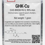 GHK-CU Copper Peptide Powder 99% - Suporte Detox e Saúde da Pele e Cabelo