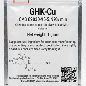 GHK-CU Copper Peptide Powder 99% - Suporte Detox e Saúde da Pele e Cabelo