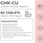 GHK-CU Peptídeo de Cobre Neurogan Health - 60 Comprimidos para Saúde da Pele e Cabelo - 4