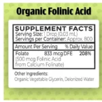Ácido Folínico Orgânico em Gotas - Suporte Natural para Saúde e Nutrição - 30 ml - 2