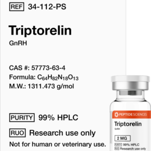 Triptorelin 2mg - Poderoso Análogo de GnRH para Pesquisa em Regulação Hormonal