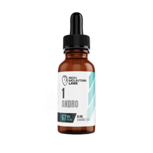1-Andro Líquido Iron Mountain Labz 30ml - Pro-Hormônio Potente para Ganho Muscular e Performance