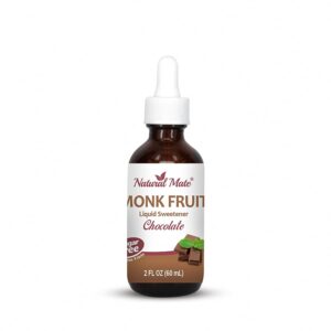 Adoçante Líquido de Fruta do Monge Sabor Chocolate 60 mL - Baixo Calorias e Sem Açúcar