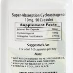 Crackaging CA-100 - Suplemento Natural com Cicloastragenol 10mg para Telomerase e Longevidade - 2