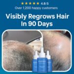 Sérum de Crescimento Capilar com Peptídeos de Cobre - Ginseng, Alcaçuz e Biotina para Queda e Afinamento dos Cabelos - 2