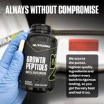 NutraBio Growth Peptides - Suplemento Natural para Aumento de Massa Muscular e Recuperação Rápida - 8