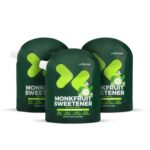 Adoçante Natural Lesweet com Extrato de Fruta do Monge e Eritritol - Substituto de Açúcar 1:1, Zero Calorias e Amigo da Dieta Keto - 10