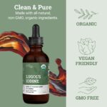 Solução de Iodo Orgânico 2% com Iodeto de Potássio - Suplemento Líquido para Saúde da Tireoide e Metabolismo - 5