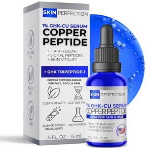 Sérum de Peptídeos de Cobre GHK-CU Skin Perfection - Hidratação e Rejuvenescimento Facial e Capilar