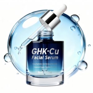 Sérum Facial de Peptídeos GHK-Cu - Hidratação Profunda e Restauração da Pele Sensível