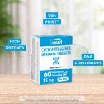 Cycloastragenol 20mg - Suplemento Natural para Telômeros e DNA - 30 Cápsulas Vegetarianas - 2