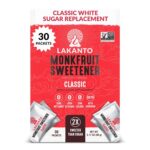 Adoçante Lakanto Golden com Eritritol - Substituto do Açúcar com Zero Calorias em Sachets - 5