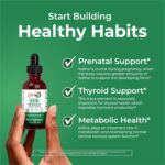 Gotas Líquidas de Iodo MaryRuth Organics - Suporte à Tireoide e Saúde Geral Vegana - 5