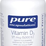 Vitamina D3 125 mcg (5.000 UI) Pure Encapsulations - Suporte à Saúde Óssea, Imunidade e Coração - 8