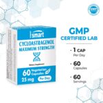 Cycloastragenol 20mg - Suplemento Natural para Telômeros e DNA - 30 Cápsulas Vegetarianas - 4