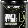 NutraBio Growth Peptides - Suplemento Natural para Aumento de Massa Muscular e Recuperação Rápida