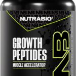 NutraBio Growth Peptides - Suplemento Natural para Aumento de Massa Muscular e Recuperação Rápida