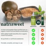 Natrisweet Monk Fruit Stevia Liquid Drops - Adoçante Natural Sem Calorias e Sem Carboidratos - 3