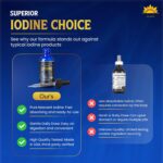 Lugoldine Iodine Drops 1 oz - Suplemento Líquido de Iodo para Suporte à Tireoide e Metabolismo Energético - 7