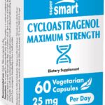 Cycloastragenol 20mg - Suplemento Natural para Telômeros e DNA - 30 Cápsulas Vegetarianas