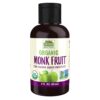 Adoçante Líquido Orgânico de Fruta Monge NOW Foods - Zero Calorias e Baixo Índice Glicêmico