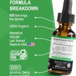 Iodine Liquid Drops Potassium Iodide - Suplemento Orgânico para Saúde da Tireóide com 450 Porções - 8