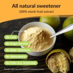 Adoçante Natural NAMANNA com Extrato de Fruta do Monge - Zero Calorias e Zero Açúcar para Dietas Keto e Paleo - 4