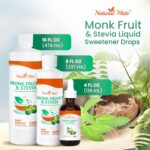 Doce Natural Sem Calorias: Extrato Líquido Premium de Monk Fruit e Stevia - 800 Porções - 3