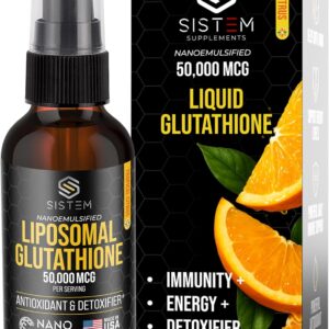 Suplemento de Glutationa Lipossomal - Suporte Imunológico e Antioxidante em Spray de Sabor Cítrico