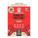 Adoçante Lakanto Golden com Eritritol - Substituto do Açúcar com Zero Calorias em Sachets