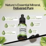 Gotas de Iodo Líquido – 1300 Porções de Iodeto de Potássio para Saúde da Tireóide e Metabolismo - 2
