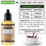 Monk Drops - Adoçante Líquido 100% Natural à Base de Fruto do Monge, Sem Calorias e Sem Açúcar - 3