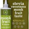 Natrisweet Monk Fruit Stevia Liquid Drops - Adoçante Natural Sem Calorias e Sem Carboidratos