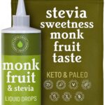 Natrisweet Monk Fruit Stevia Liquid Drops - Adoçante Natural Sem Calorias e Sem Carboidratos