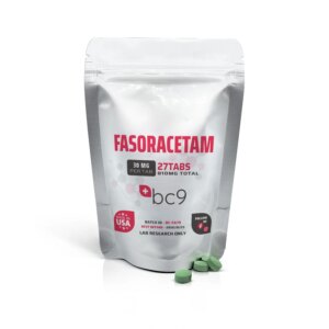 Comprimidos de Fasoracetam BC9 - Pesquisa Cognitiva Avançada para Aprimoramento Mental - Comprimidos 30mg-27ct-810mg