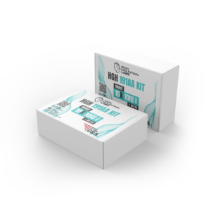 Kit de Peptídeos HGH 191AA Iron Mountain Labz 100 IU - Aumento de Massa Muscular e Melhora na Recuperação - HGH 191AA Kit x 10 ampolas 100IUs